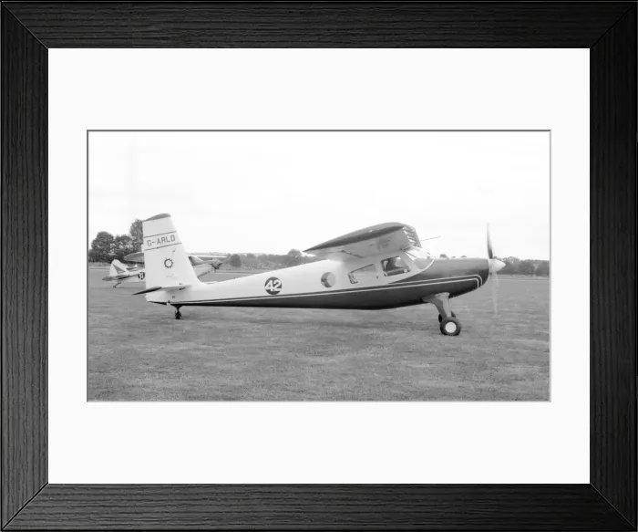 Framed Print : Helio H-395 super Courier G- ARLD