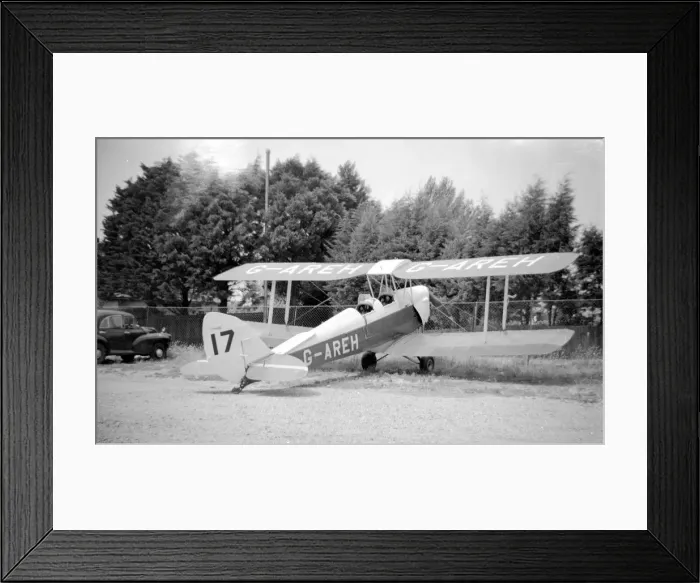 Framed Print : de Havilland DH. 82a Tiger Moth II G-AREH Framed Print : de Havilland DH. 82a Tiger Moth II G-AREH