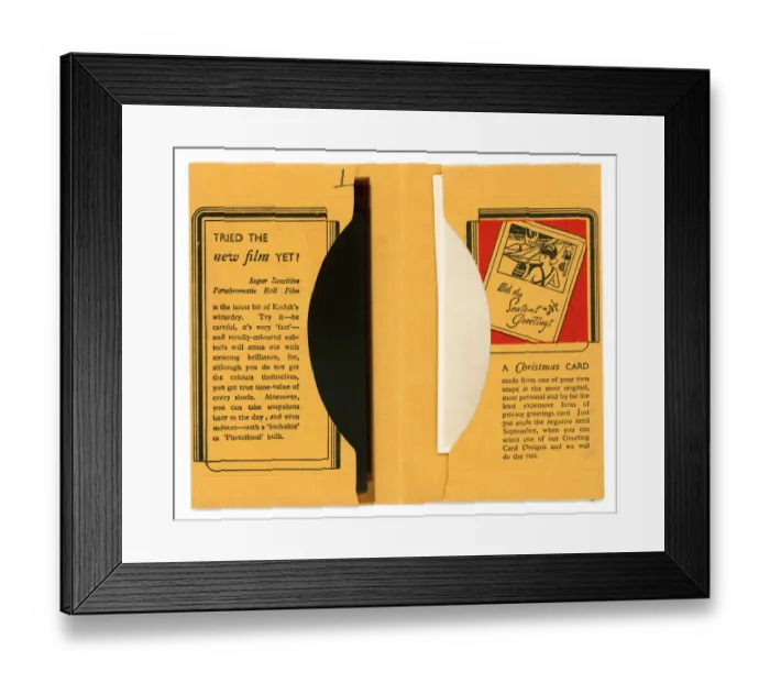 Framed Print : The Inside of the original negative wallet Framed Print : The Inside of the original negative wallet