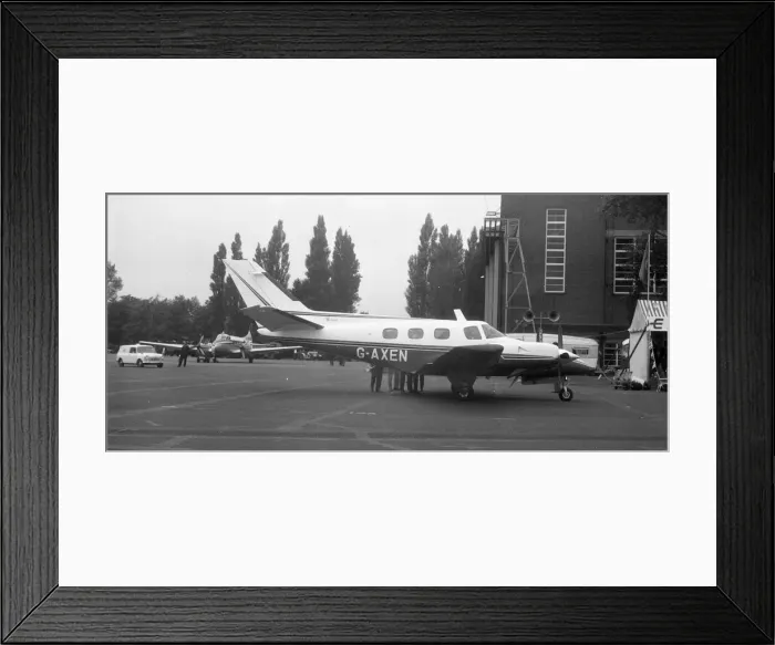 Framed Print : Beechcraft 60 Duke G-AXEN Framed Print : Beechcraft 60 Duke G-AXEN