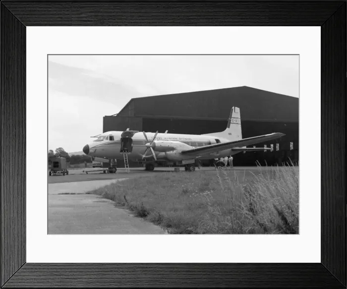 Framed Print : Hawker Siddeley 748 G-ASJT Framed Print : Hawker Siddeley 748 G-ASJT
