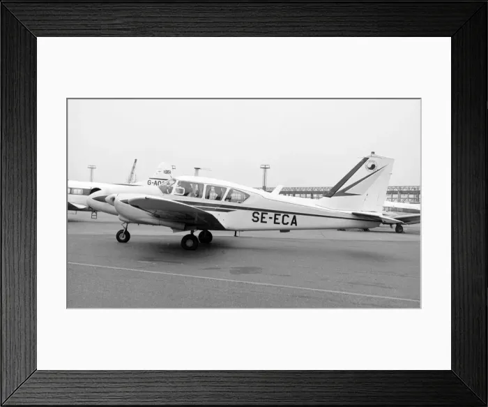 Framed Print : Piper PA-23-250 Aztec B SE-ECA Framed Print : Piper PA-23-250 Aztec B SE-ECA