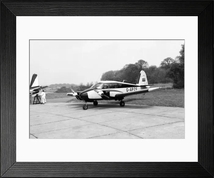 Framed Print : Piper PA-23-160 Apache G-APZE Framed Print : Piper PA-23-160 Apache G-APZE