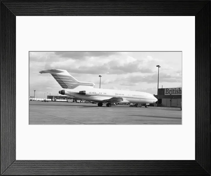 Framed Print : Boeing 727-29C HZ-HE4 Framed Print : Boeing 727-29C HZ-HE4