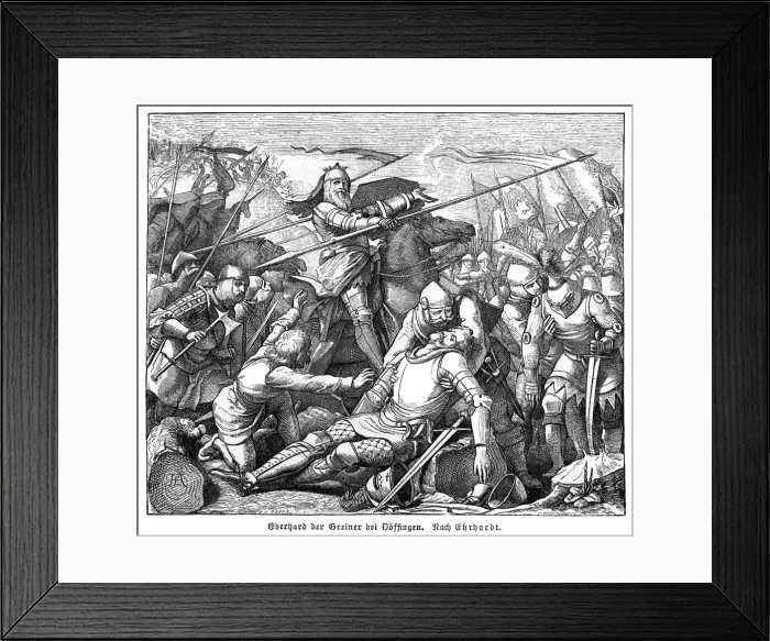Framed Print : EBERHARD AT DOFFINGEN Eberhard II (der Greiner), Count of Wurttemberg Framed Print : EBERHARD AT DOFFINGEN Eberhard II (der Greiner), Count of Wurttemberg