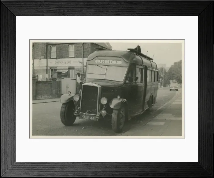 Framed Print : CUB Vintage Bus - Druce