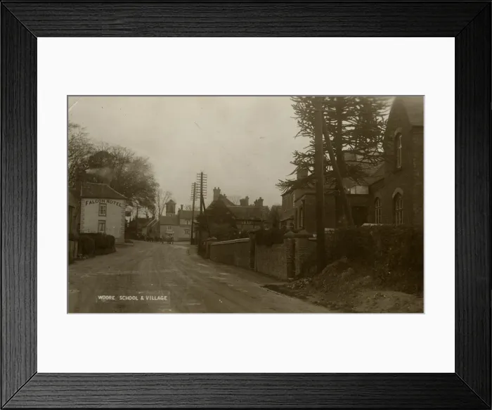 Framed Print : London Road (Showing the Falcon Hotel and The Coopers Arms) Framed Print : London Road (Showing the Falcon Hotel and The Coopers Arms)