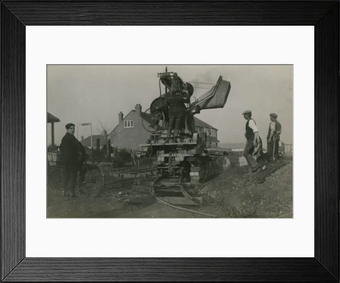 Framed Print : Concrete Mixer Railway Framed Print : Concrete Mixer Railway