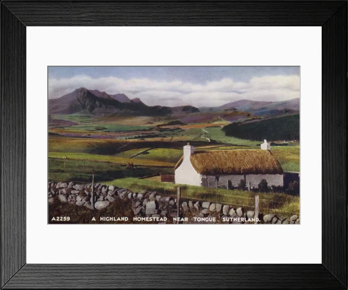Framed Print : Highland Croft Framed Print : Highland Croft