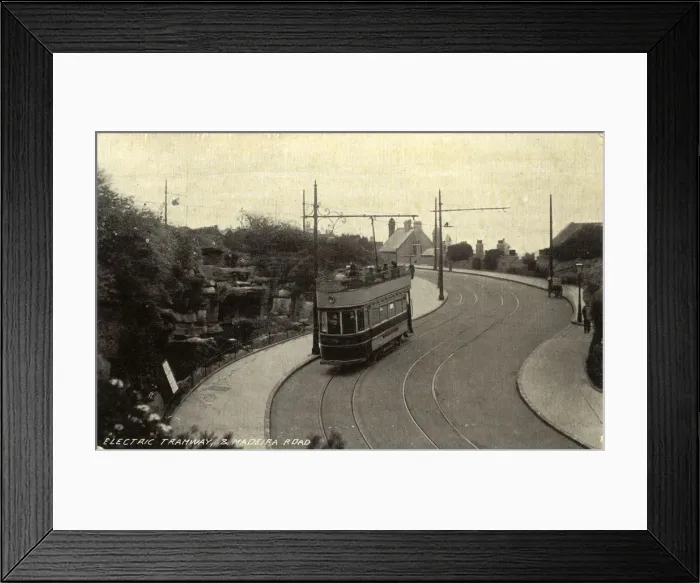 Framed Print : Tram, Madeira Road, Ramsgate, Thanet, Kent, England Framed Print : Tram, Madeira Road, Ramsgate, Thanet, Kent, England