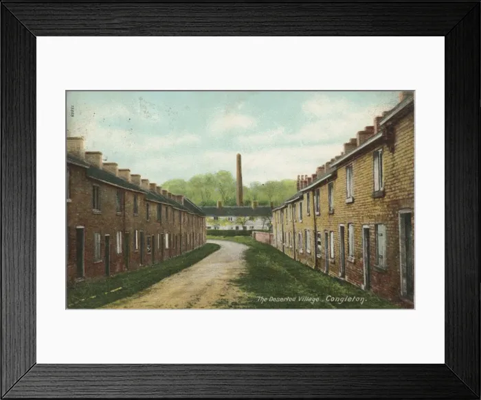 Framed Print : The Deserted Village Framed Print : The Deserted Village