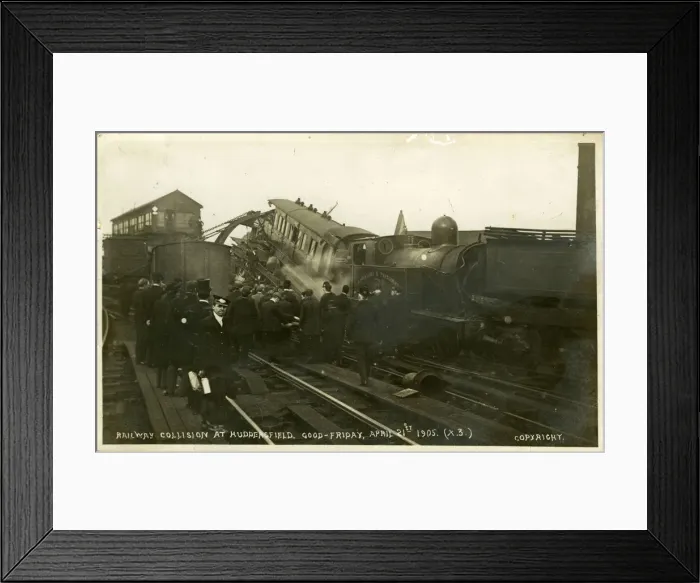 Framed Print : Lancashire and Yorkshire Railway Accident Framed Print : Lancashire and Yorkshire Railway Accident