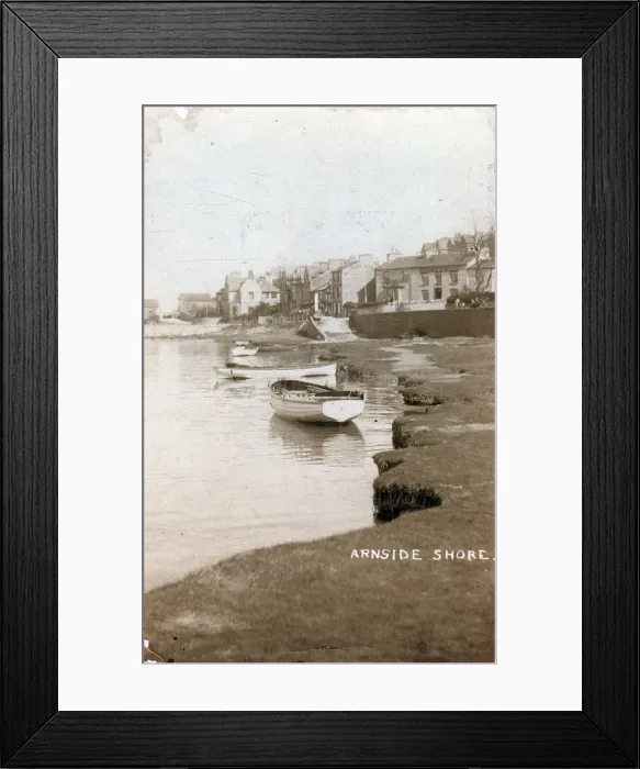 Framed Print : The Shore and Village Framed Print : The Shore and Village