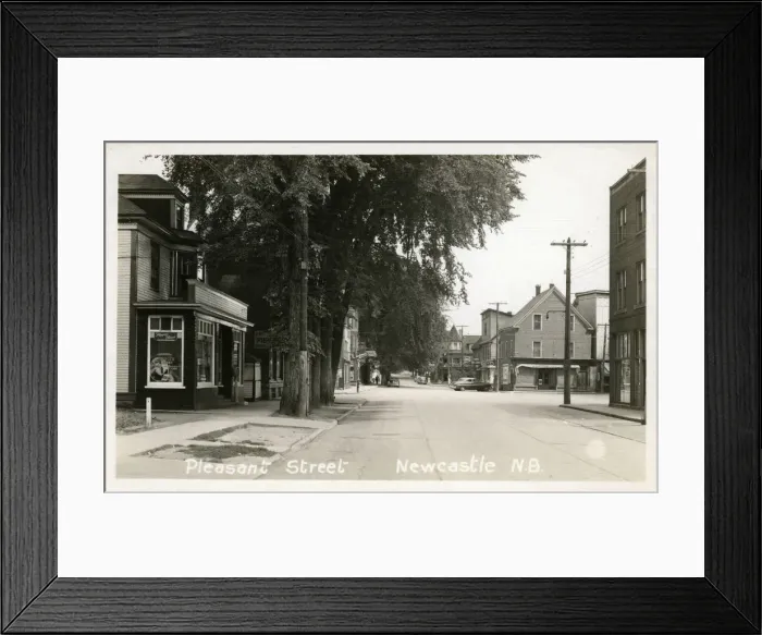 Framed Print : Pleasant Street Framed Print : Pleasant Street
