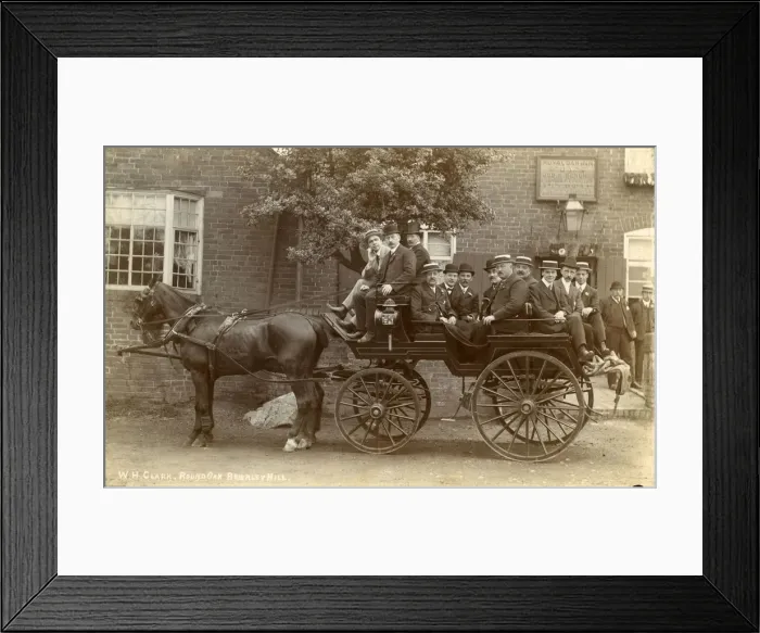 Framed Print : Carriage and Horses Framed Print : Carriage and Horses