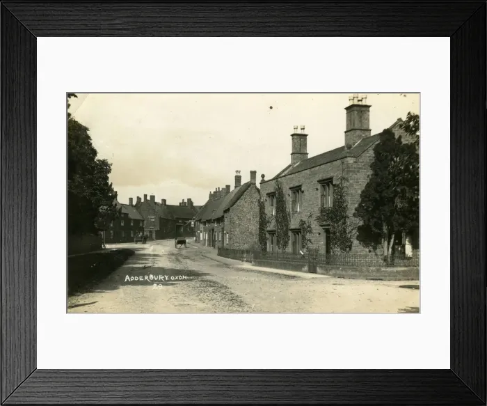 Framed Print : Mill Lane, Adderbury, Banbury, Oxfordshire, England Framed Print : Mill Lane, Adderbury, Banbury, Oxfordshire, England