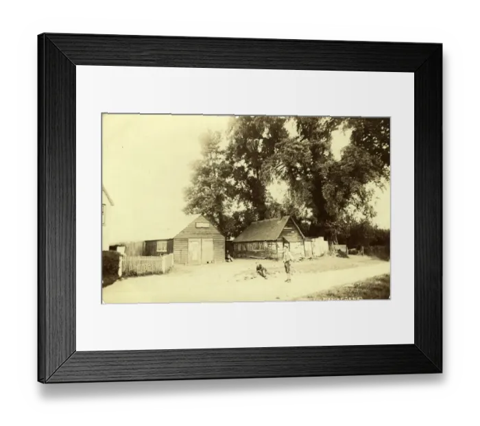 Framed Print : Thought to be Plumtree Cross Lane Framed Print : Thought to be Plumtree Cross Lane