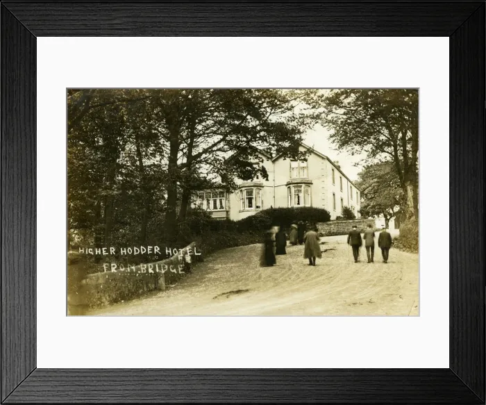 Framed Print : Hotel and Bridge Framed Print : Hotel and Bridge