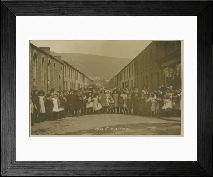 Framed Print : Gathering at Yew Street Framed Print : Gathering at Yew Street
