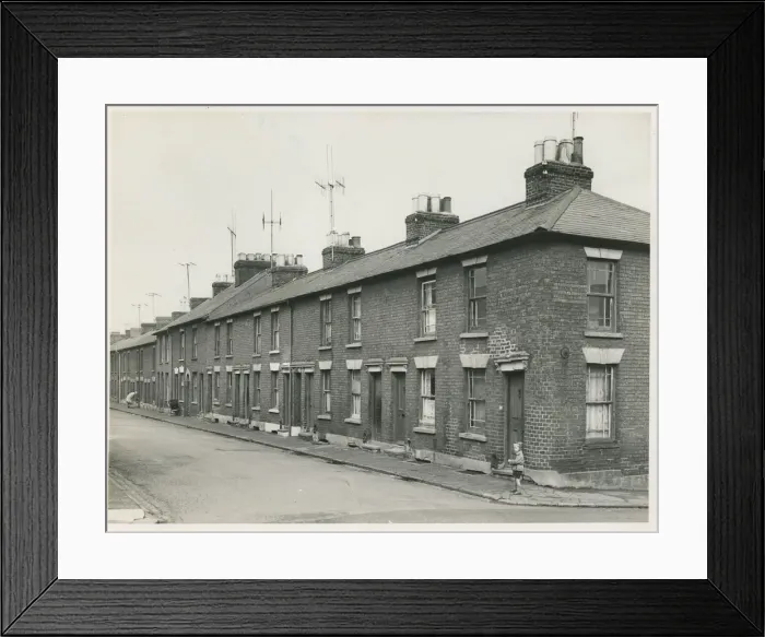 Framed Print : Newton Street (Demolished to make way for Townsley Close) Framed Print : Newton Street (Demolished to make way for Townsley Close)