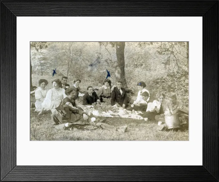 Framed Print : Edwardian Picnic Framed Print : Edwardian Picnic