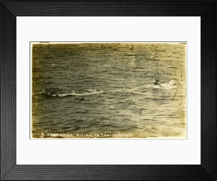 Framed Print : C-Class Submarine C32 Rising Framed Print : C-Class Submarine C32 Rising