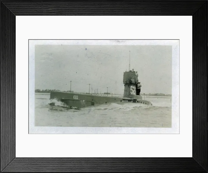 Framed Print : C-Class Submarine C22 Framed Print : C-Class Submarine C22