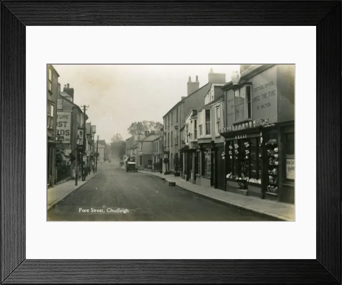 Framed Print : Fore Street Framed Print : Fore Street