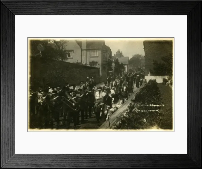 Framed Print : Village Scene Framed Print : Village Scene