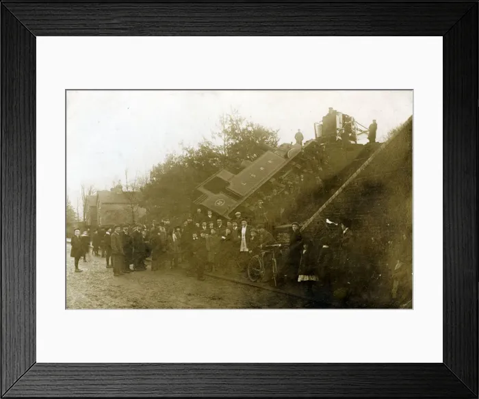 Framed Print : London South West Railway Crash Framed Print : London South West Railway Crash