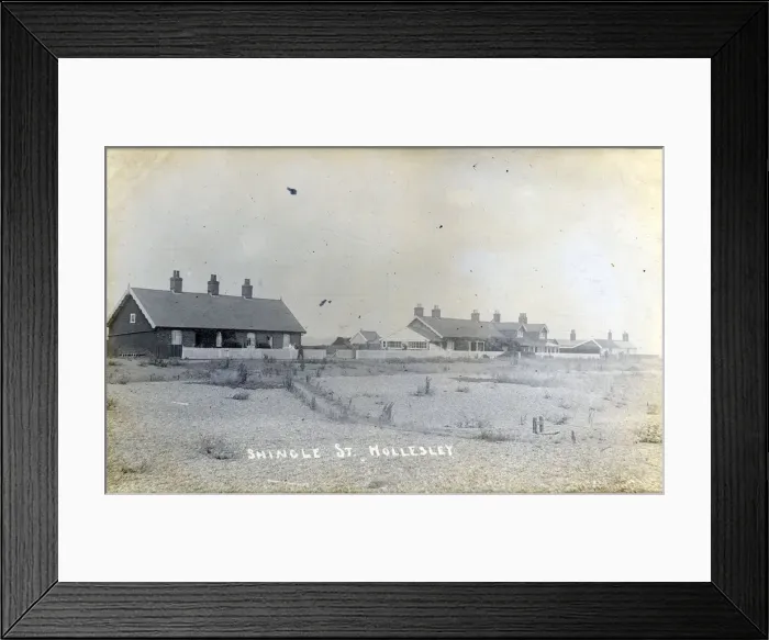 Framed Print : Shingle St Framed Print : Shingle St