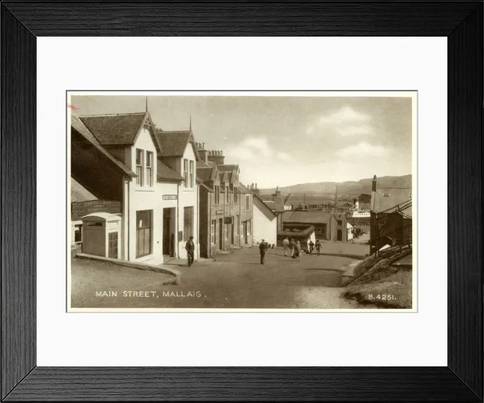 Framed Print : Main St, Mallaig, Lochaber, Argyll and Bute, Scotland Framed Print : Main St, Mallaig, Lochaber, Argyll and Bute, Scotland