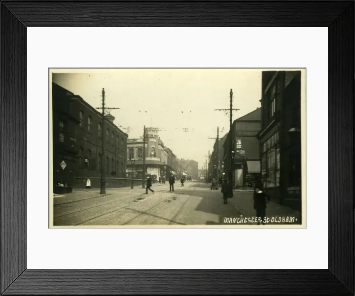 Framed Print : Manchester Street Framed Print : Manchester Street