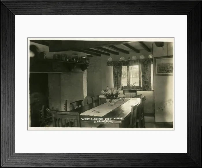 Framed Print : West Clayton Guest House Framed Print : West Clayton Guest House