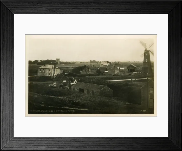 Framed Print : The Village and Windmill Framed Print : The Village and Windmill