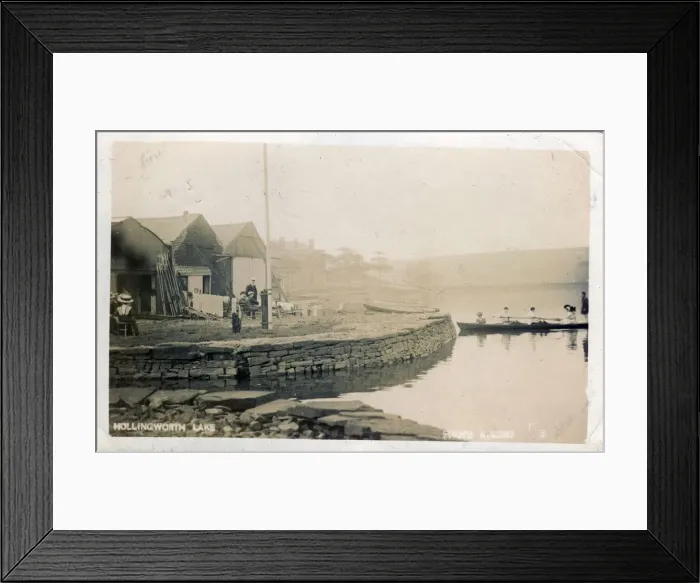 Framed Print : The Huts, Hollingworth Lake, Littleborough, Rochdale, Lancashire, England Framed Print : The Huts, Hollingworth Lake, Littleborough, Rochdale, Lancashire, England