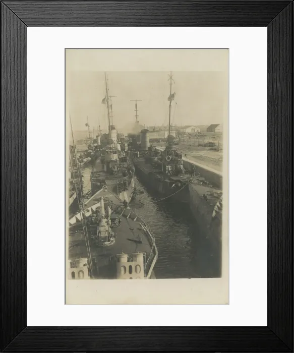 Framed Print : WW1 German Warships Framed Print : WW1 German Warships