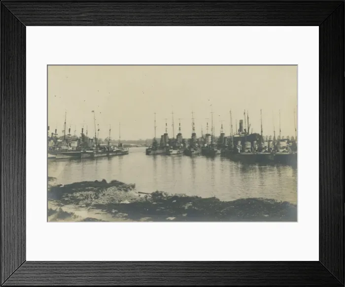 Framed Print : WW1 German Warships Framed Print : WW1 German Warships