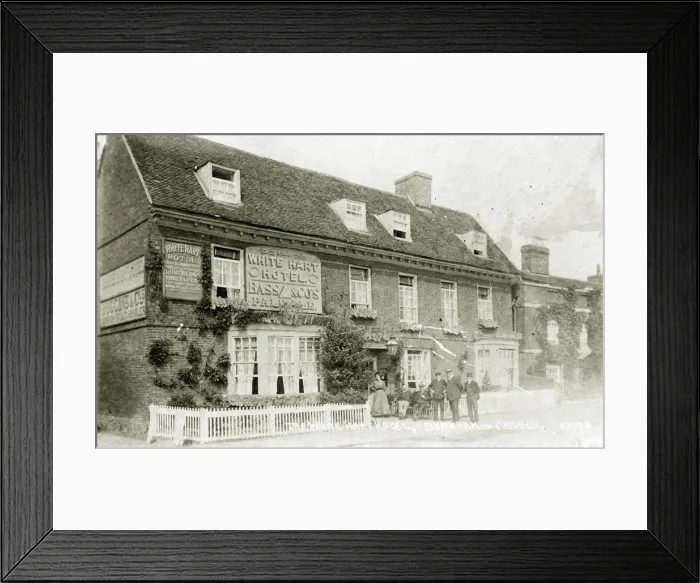 Framed Print : The White Hart Hotel