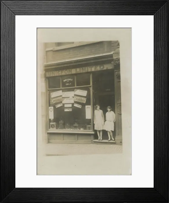 Framed Print : Unicfon Ltd - Gramophone and Record Shop Framed Print : Unicfon Ltd - Gramophone and Record Shop