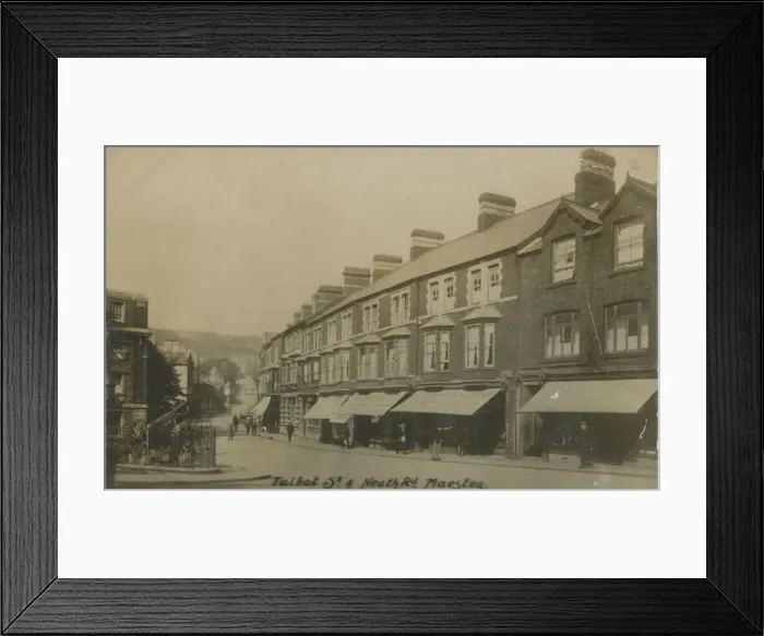 Framed Print : Talbot Street and Neath Road Framed Print : Talbot Street and Neath Road