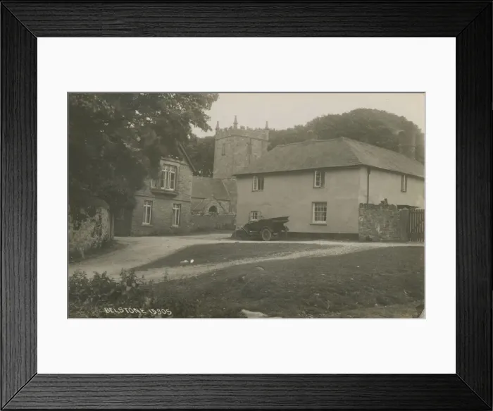 Framed Print : The Village (Showing what is now the Tors Inn) Framed Print : The Village (Showing what is now the Tors Inn)