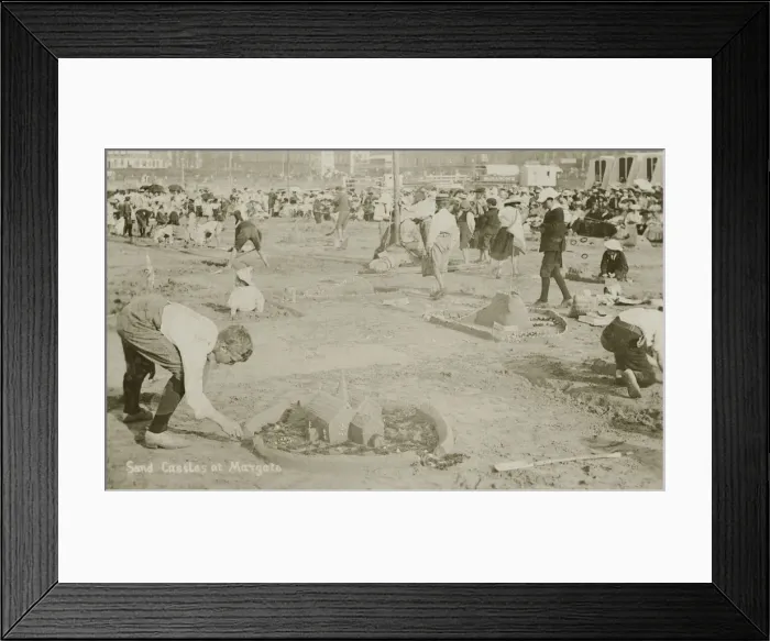 Framed Print : Sand Castles Framed Print : Sand Castles
