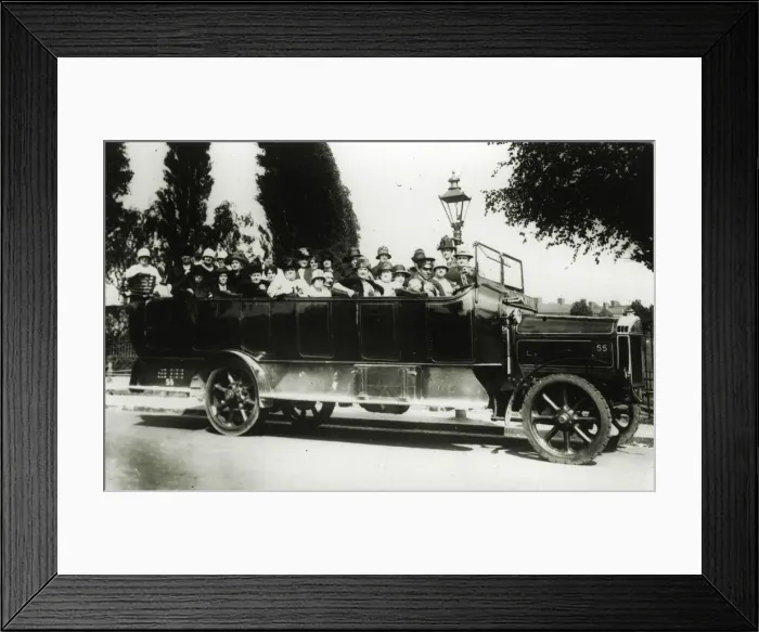 Framed Print : Tilling Stevens Vintage Charabanc Framed Print : Tilling Stevens Vintage Charabanc