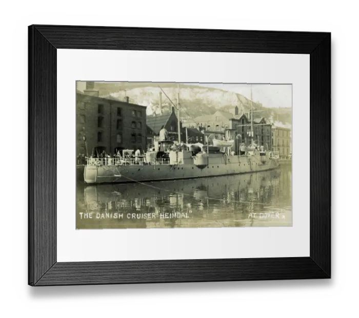 Framed Print : Danish Cruiser Heimdal Framed Print : Danish Cruiser Heimdal