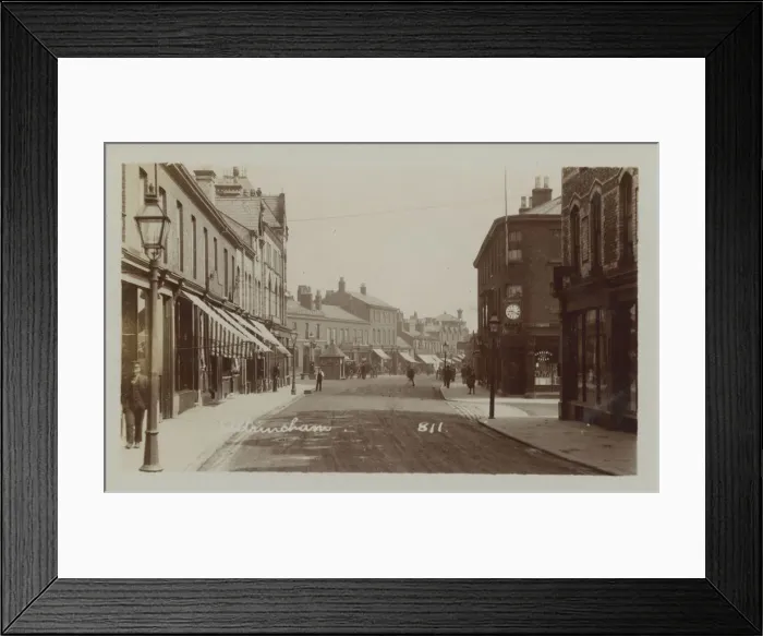 Framed Print : Ashley Road, Altrincham, Trafford, ManchesterLancashire, England. Date: 1900s Framed Print : Ashley Road, Altrincham, Trafford, ManchesterLancashire, England. Date: 1900s