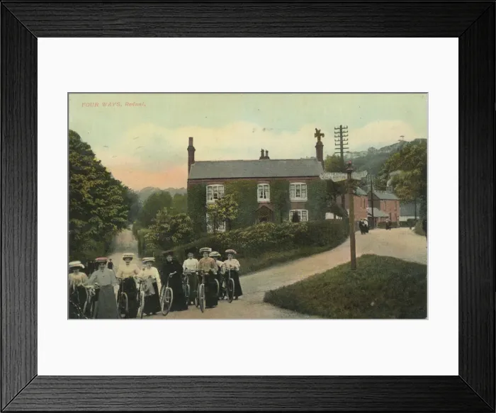 Framed Print : Four Ways (now Rose Hill Roundabout) Framed Print : Four Ways (now Rose Hill Roundabout)
