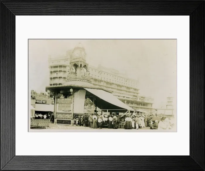 Framed Print : Bandstand, Pier Hill, Southend on Sea, Essex, England Framed Print : Bandstand, Pier Hill, Southend on Sea, Essex, England