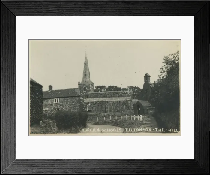 Framed Print : Church & Schools, Tilton-on-the-Hill, Leicester, Houghton-on-the-Hill, Leicestershire Framed Print : Church & Schools, Tilton-on-the-Hill, Leicester, Houghton-on-the-Hill, Leicestershire