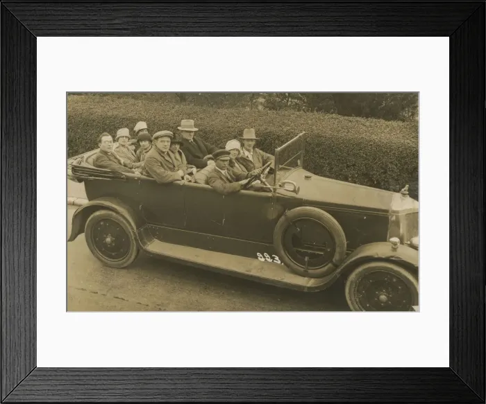 Framed Print : MA tallurgique Vintage Car Framed Print : MA tallurgique Vintage Car